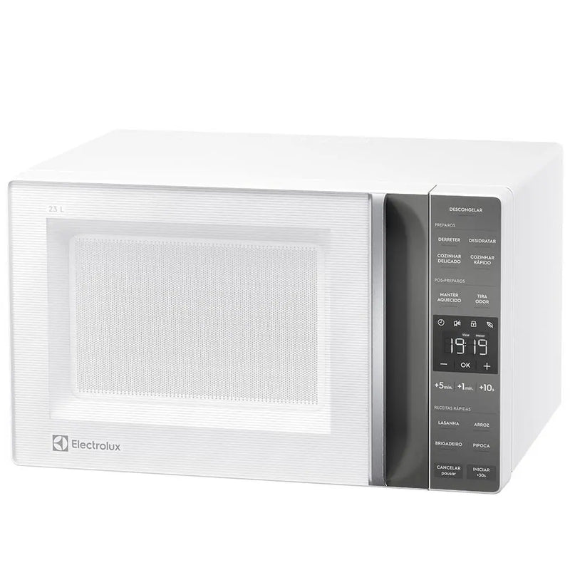 Forno de Micro-ondas Electrolux Efficient ME23B com Função Manter Aquecido Branco 23 L – Bivolt